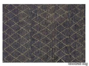 BERBER RUG 19 - Handmade wool rug with geometric shapes _ Ghodrati Rug