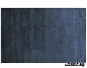 BLUE - Solid-color rectangular rug _ Ghodrati Rug