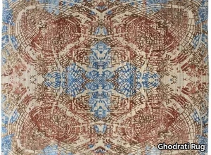 LAN 4195 - Patterned rectangular handmade rug _ Ghodrati Rug