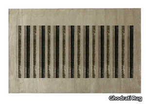 RAIL - Rectangular handmade rug with geometric shapes _ Ghodrati Rug