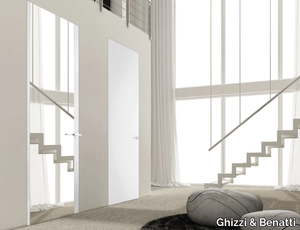 LINEAR MIRROR ZERO - Hinged mirrored glass door _ Ghizzi & Benatti