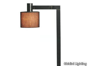 TALITHA F SHADE - Adjustable brass floor lamp _ Ghidini Lighting