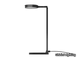 THINTHIN T ST - Adjustable aluminium table lamp with fixed arm _ Ghidini Lighting