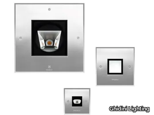 SPIACAR SQ - LED walkover light outdoor aluminium steplight _ Ghidini Lighting