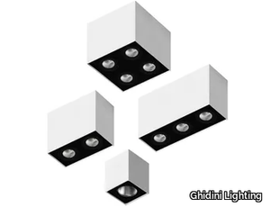 BOX C SQ - LED aluminium ceiling lamp _ Ghidini Lighting
