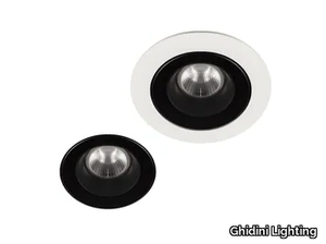 COMFORT DARK RD - LED round ceiling aluminium spotlight _ Ghidini Lighting