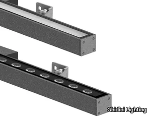 MAXITRATTO WALL PB - Ceiling mounted aluminium Outdoor linear profile for LED modules _ Ghidini Lighting