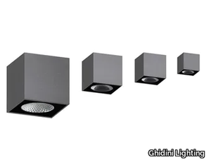 PUNTO C SQ - LED dimmable aluminium outdoor ceiling lamp _ Ghidini Lighting