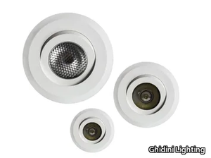 SEGNO ADJUSTABLE - Recessed LED round aluminium spotlight _ Ghidini Lighting