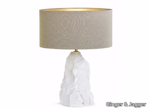 PICO - LED Carrara marble table lamp _ Ginger & Jagger