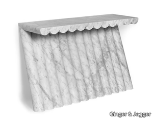 GRAVITY - Rectangular marble console table _ Ginger & Jagger