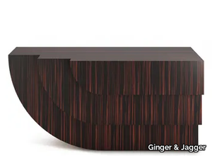 FOSSIL - Ebony veneered console table _ Ginger & Jagger