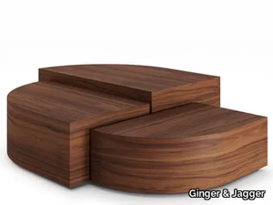 STRATA - Wood veneer coffee table _ Ginger & Jagger