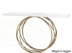 HALO - Rectangular acrylic console table _ Ginger & Jagger