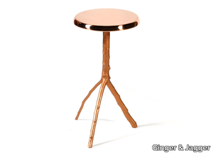 EMBRACE - Round metal coffee table for living room _ Ginger & Jagger