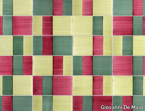 COMPOSIZIONE VERDE - Handmade ceramic wall tiles _ Giovanni De Maio