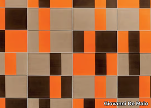 COMPOSIZIONE MANGANESE - Handmade ceramic wall tiles _ Giovanni De Maio