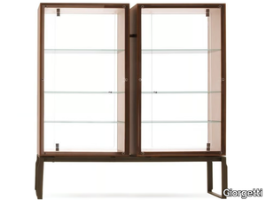 AEI - Wood and glass display cabinet _ Giorgetti