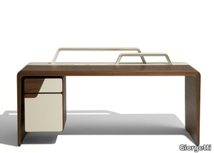 ALMA - Rectangular writing desk with drawers _ Giorgetti