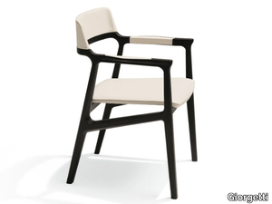 ALEXA - Ash chair with armrests _ Giorgetti