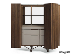 CHARLOTTE - Walnut highboard _ Giorgetti