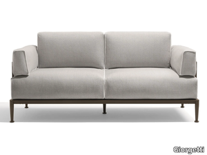 GEA - 3 seater fabric sofa with removable cover _ Giorgetti