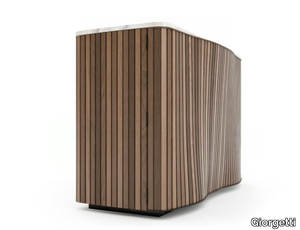 KIRI - Walnut bar cabinet _ Giorgetti