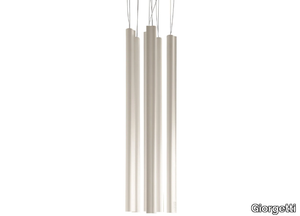 LEAF - LED tanned leather pendant lamp _ Giorgetti