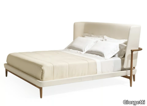 PEGASO - Double bed with upholstered headboard _ Giorgetti