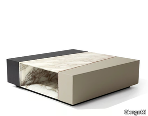 SCALENO - Square coffee table for living room _ Giorgetti