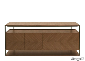 SKYLINE - Walnut sideboard _ Giorgetti