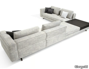 SOHO - Sectional fabric sofa _ Giorgetti