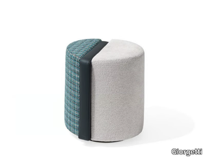 SUMMA - Round fabric pouf _ Giorgetti