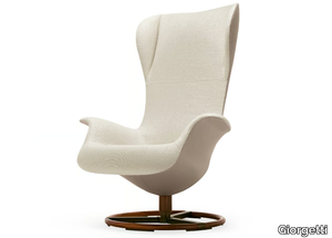 TILT - Swivel bergere armchair with armrests _ Giorgetti