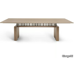 G-CODE - Walnut table _ Giorgetti