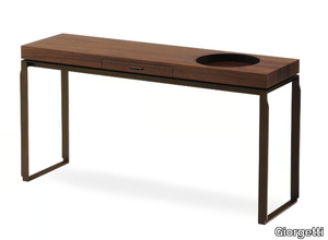 AEI - Rectangular wooden console table with drawers _ Giorgetti