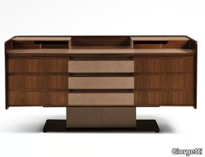 CORIUM - Wooden chest of drawers _ Giorgetti