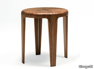 ROUND - Round wooden coffee table _ Giorgetti