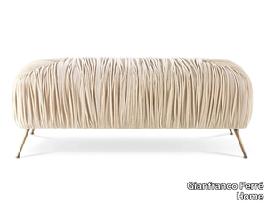 ROWE - Upholstered leather bench _ Gianfranco Ferré Home