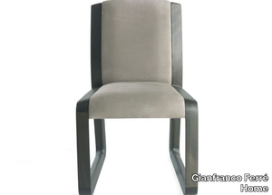 WYNWOOD - Upholstered nabuk chair _ Gianfranco Ferré Home