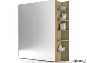 2501V + 8142 - Built-in wooden wardrobe with sliding doors _ Giessegi