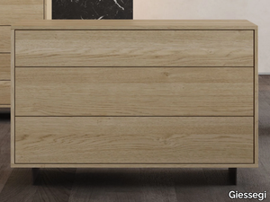 BERNA - Wooden chest of drawers _ Giessegi