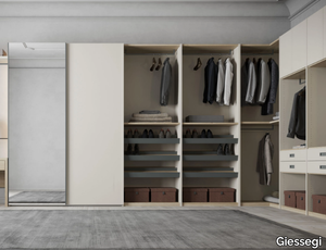 FOUR - Built-in corner wooden wardrobe with sliding doors _ Giessegi