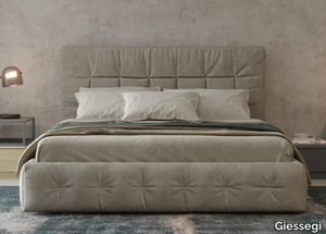 GASTONE - Upholstered fabric storage bed _ Giessegi