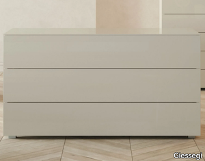 GLASS - Modular wooden chest of drawers _ Giessegi