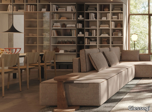 LV711 - Open Corner bookcase _ Giessegi