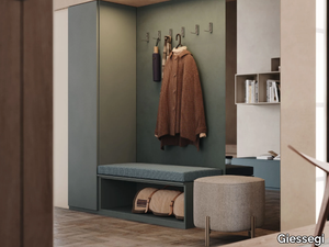 LV740 - Sectional wooden hallway unit with mirror _ Giessegi