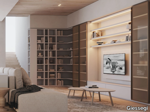 LV704 - Corner open bookcase _ Giessegi