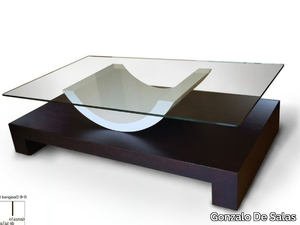 ALDEBARAN - Glass coffee table _ Gonzalo De Salas