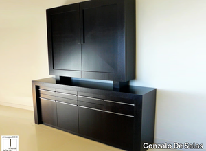 ATRIA - Wooden highboard with doors _ Gonzalo De Salas